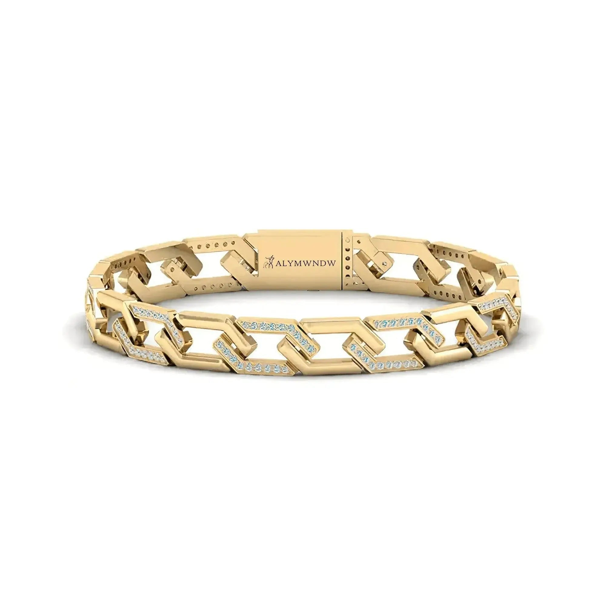 Elite Brilliance Moissanite Bracelet in Silver, Gold & Platinum - Alymwndw