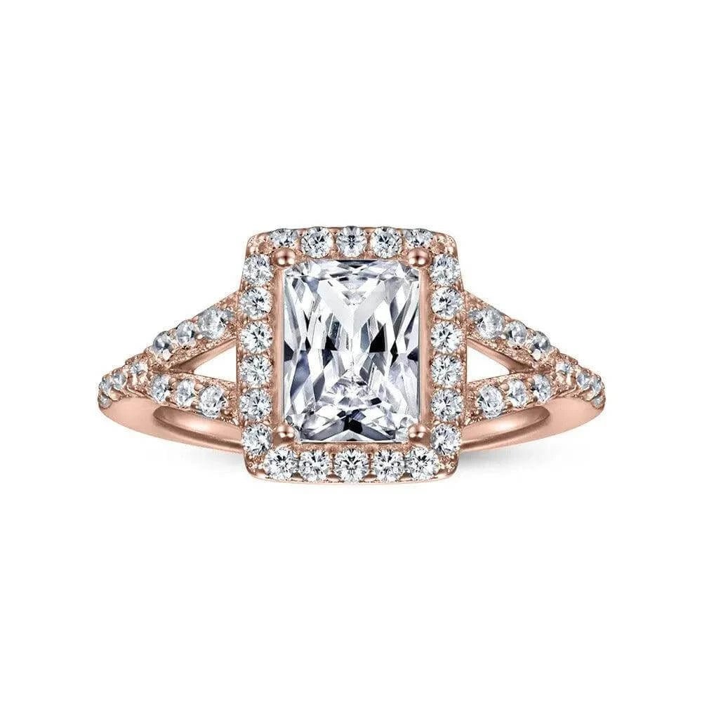 Emerald Enchantment Lab Grown Diamond Ring | Alymwndw Jewellery - Alymwndw