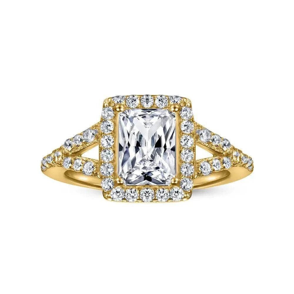 Emerald Enchantment Lab Grown Diamond Ring | Alymwndw Jewellery - Alymwndw