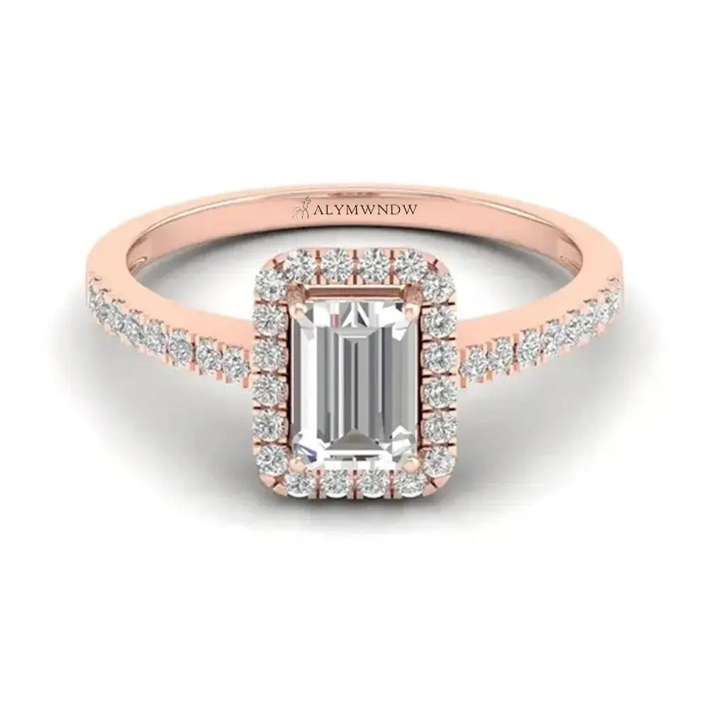 Emerald Hope Lab Grown Diamond Ring | Alymwndw Jewellery - Alymwndw