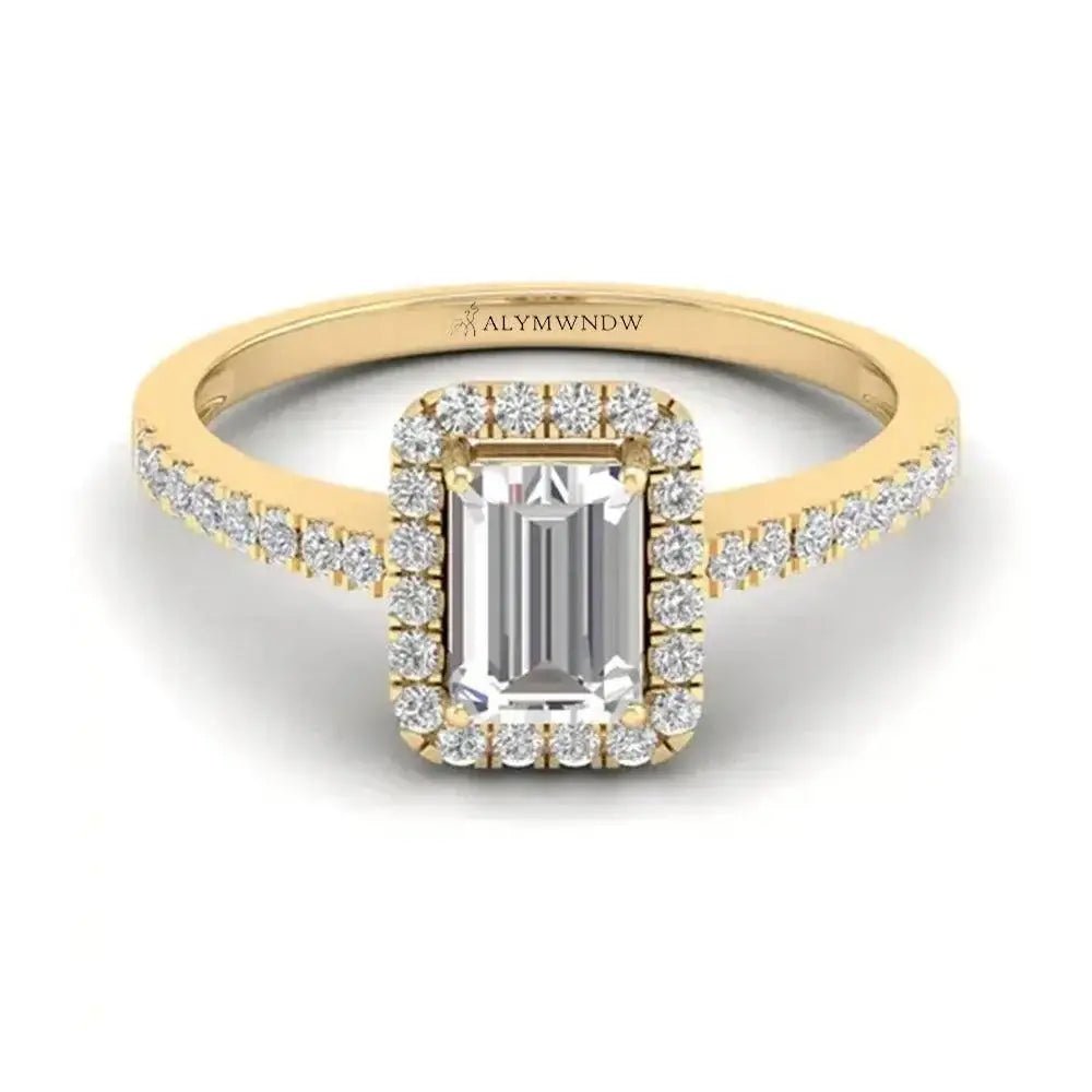 Emerald Hope Lab Grown Diamond Ring | Alymwndw Jewellery - Alymwndw