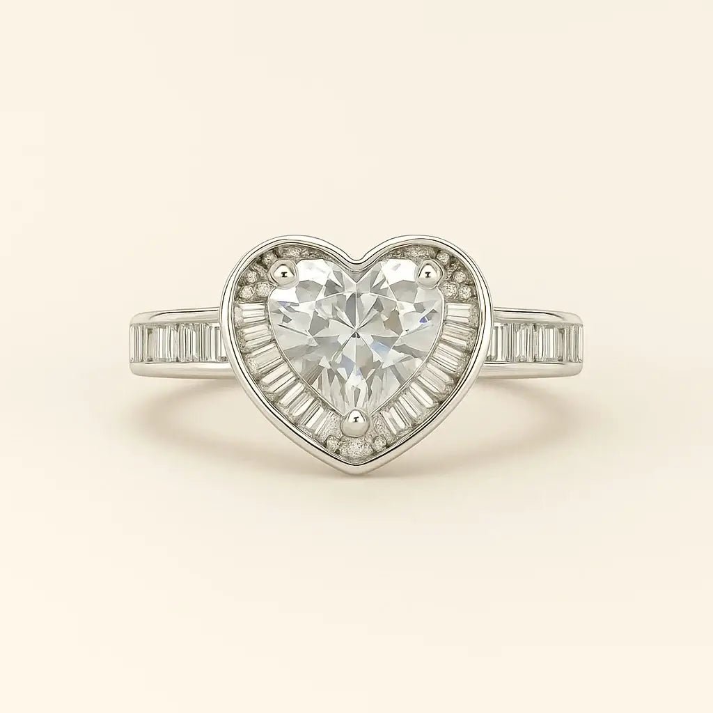 Eternal Heart 925 Sterling Silver Ring - Alymwndw