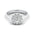 Exquisite Moissanite Diamond Ring – Silver, Gold & Platinum | GRA Certified & Customizable - Alymwndw