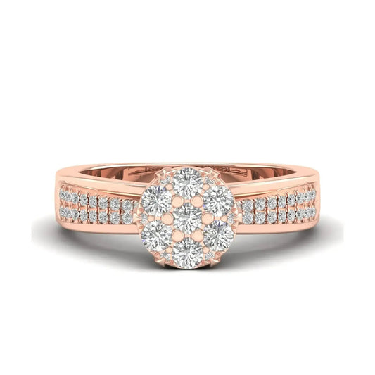 Exquisite Moissanite Diamond Ring – Silver, Gold & Platinum | GRA Certified & Customizable - Alymwndw