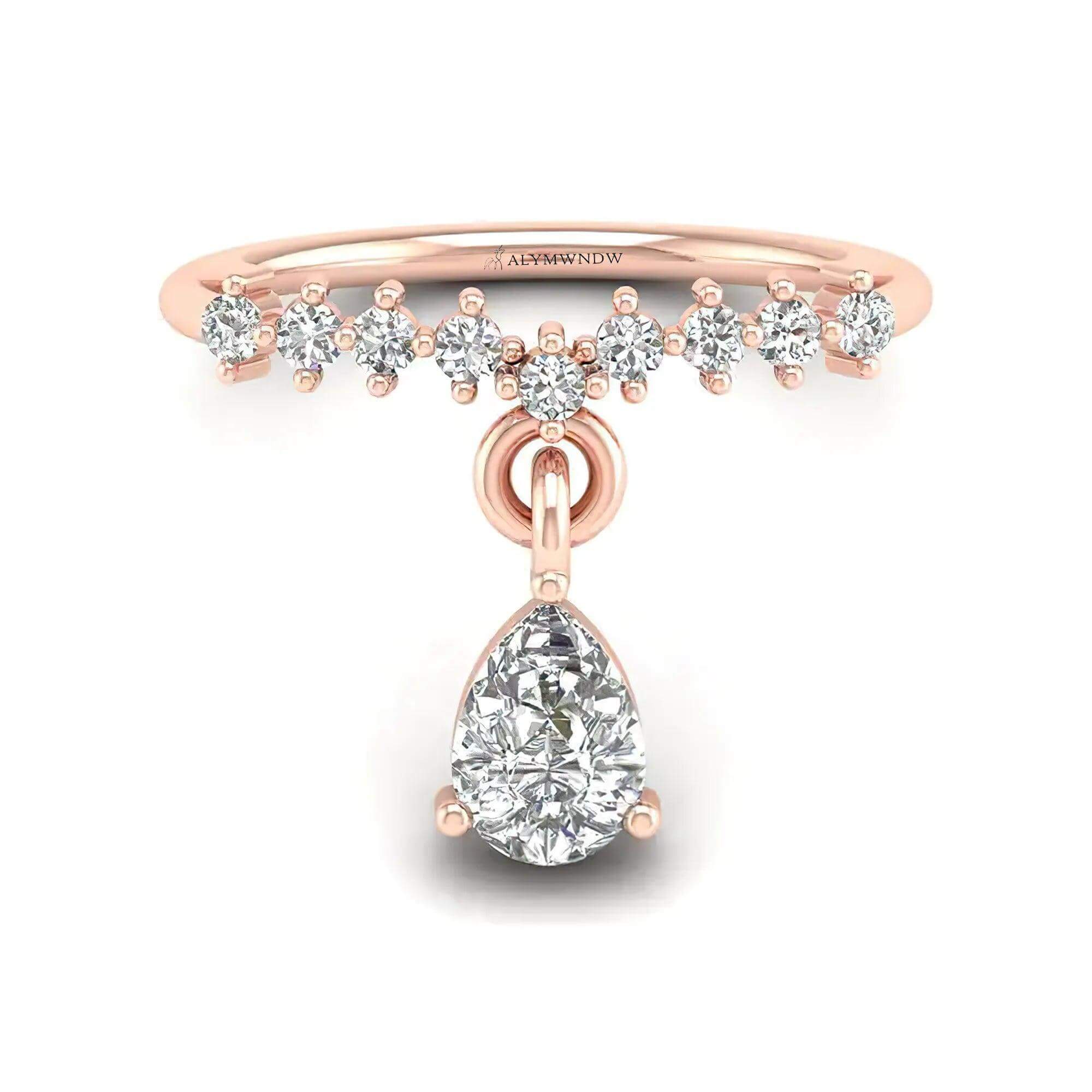 Fancy Design Lab Grown Diamond Rings | Alymwndw Jewellery - Alymwndw