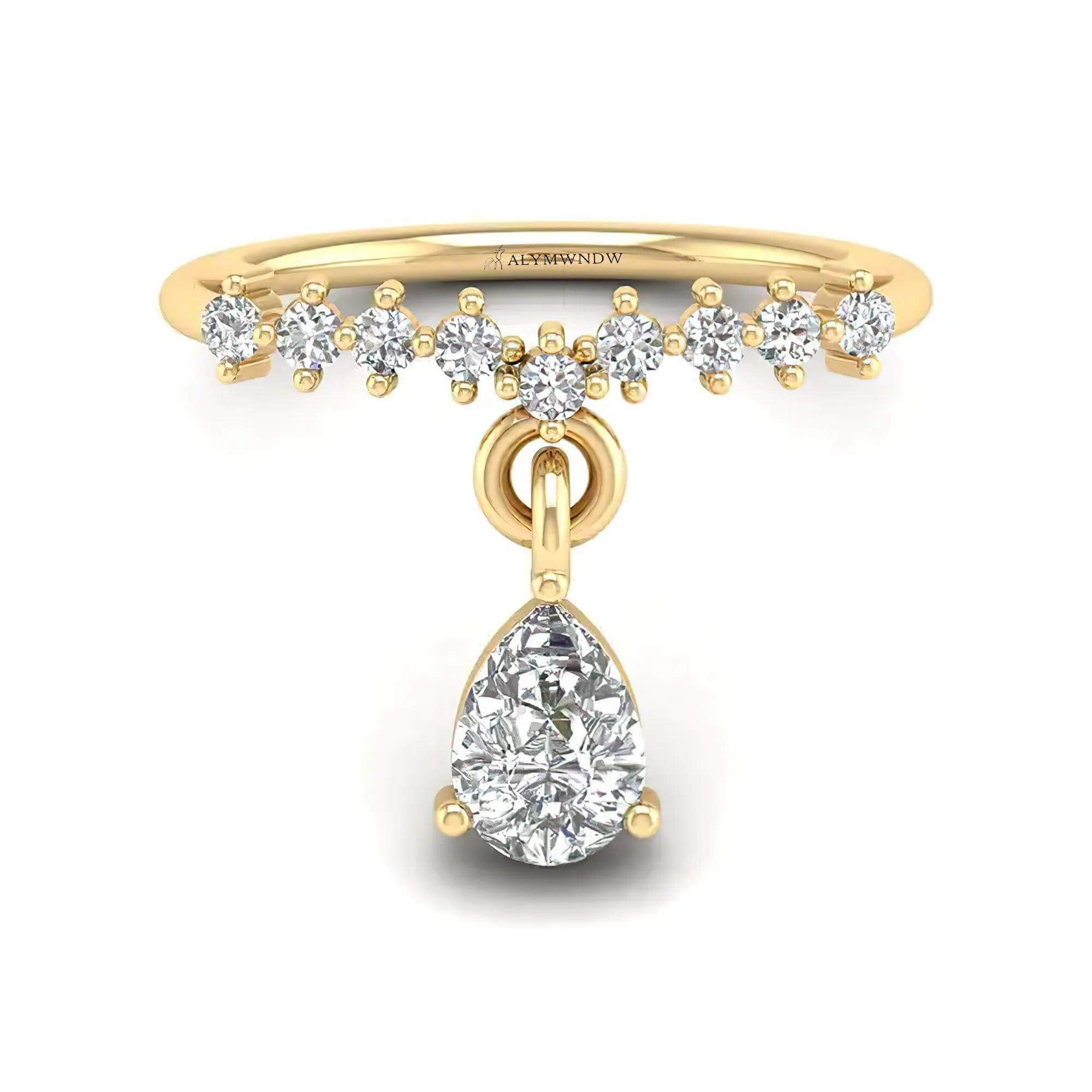 Fancy Design Lab Grown Diamond Rings | Alymwndw Jewellery - Alymwndw