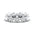 Floral Diamond Band Ring - Alymwndw