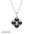 Floral Pearl Necklace – Elegant Flower Pearl Pendant - Alymwndw