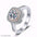 Furstin Cushion Halo Moissanite Ring – Silver, 18K Gold & Platinum - Alymwndw