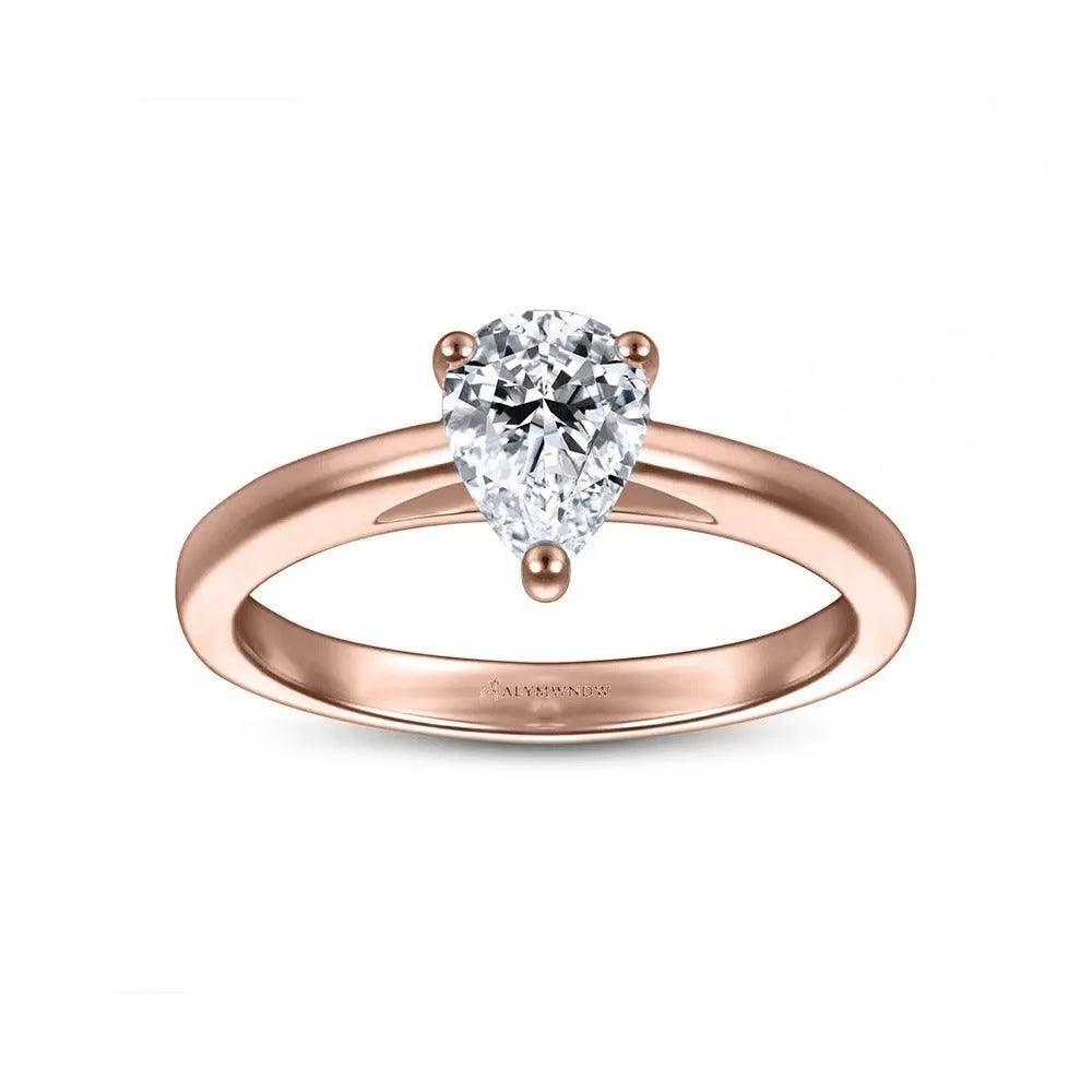 Gleaming Ring With Lab Grown Diamond - Alymwndw