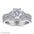 Halo Engagement Ring Set – Luxury Moissanite Wedding Rings | UAE - Alymwndw