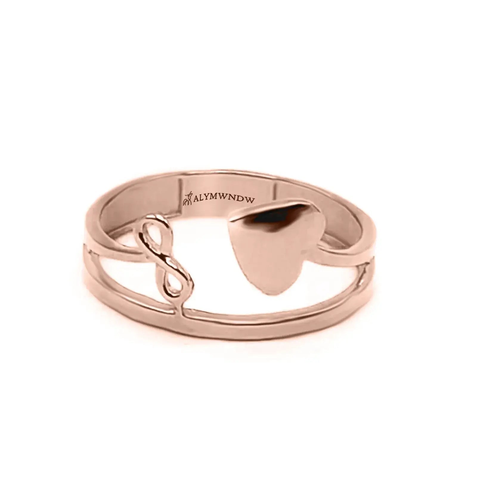 Heart Design Wedding Band Rings – Gold, Platinum & Rose Gold (WB122R - Alymwndw