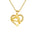 Heart Hug Necklace – Personalized Gold Love Pendant (18K, 21K, 22K) - Alymwndw