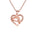 Heart Hug Necklace – Personalized Gold Love Pendant (18K, 21K, 22K) - Alymwndw