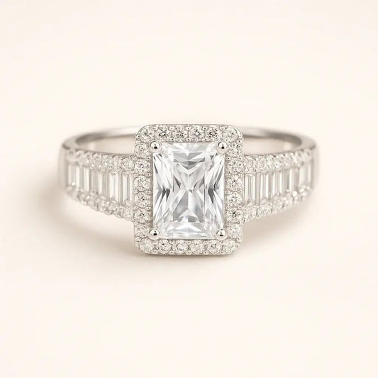 Heirloom Radiance 925 Sterling Silver Ring - Alymwndw