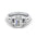 Lab grown diamond engagement ring featuring an emerald cut diamond, set in 18K white gold or platinum.