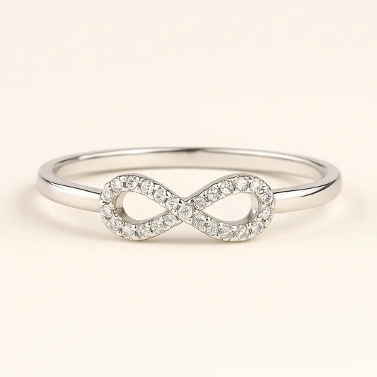 Infinite Love 925 Sterling Silver Ring - Alymwndw