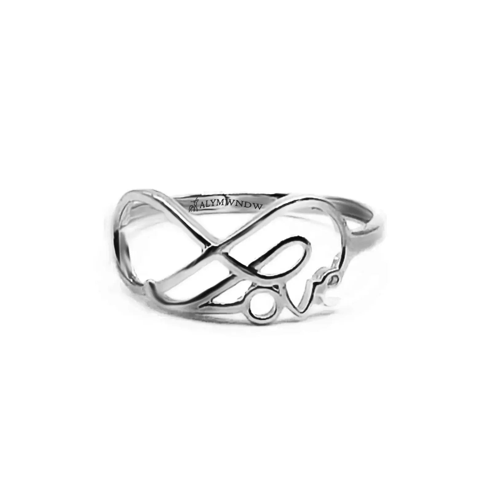 Infinity Love Ring – Gold, Platinum & Rose Gold (WB119 - Alymwndw