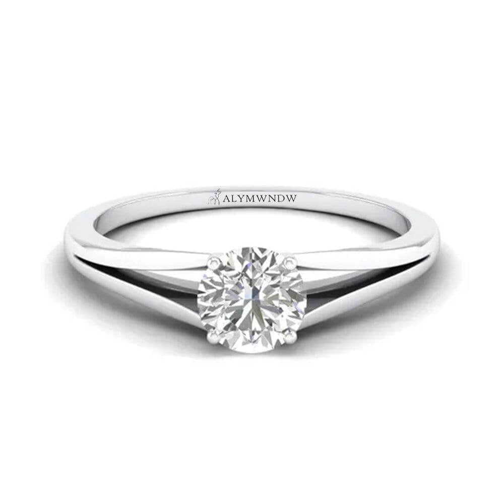 Lab Grown Diamond Ring for Women in Gold & Platinum | Alymwndw Jewellery - Alymwndw