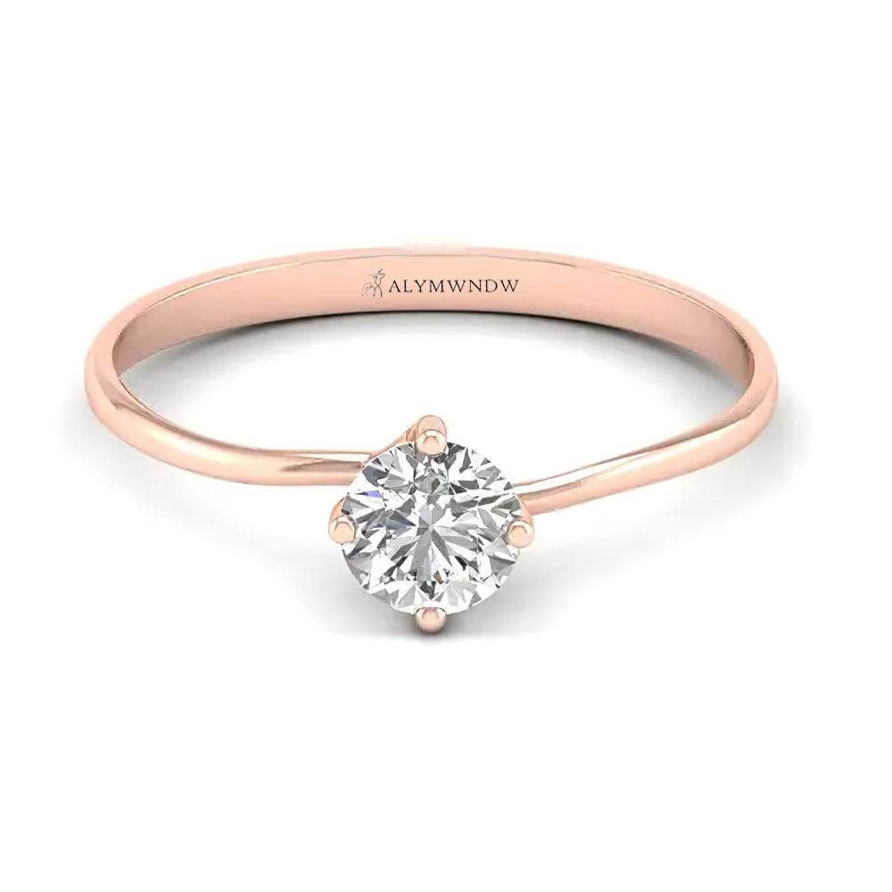 Lab Grown Diamond Ring – Gold, Silver & Platinum | Alymwndw Jewellery - Alymwndw