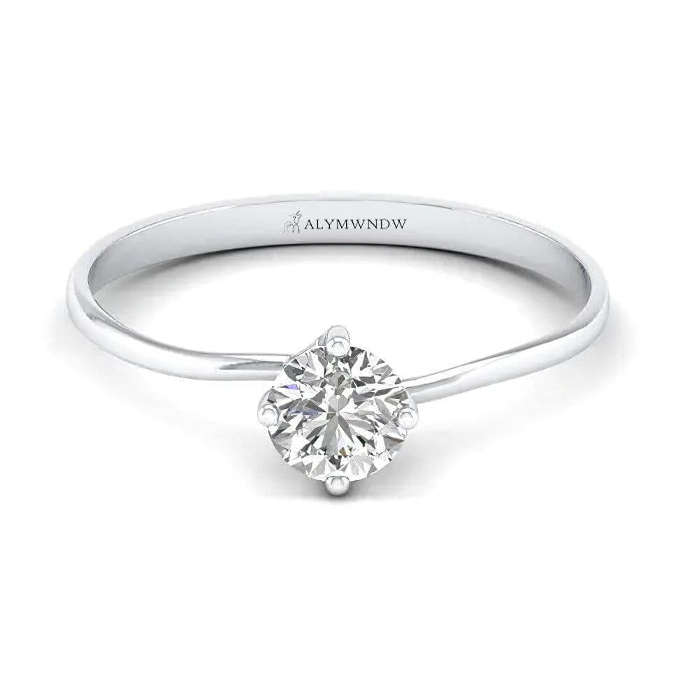 Lab Grown Diamond Ring – Gold, Silver & Platinum | Alymwndw Jewellery - Alymwndw