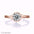 LD004RAlymwndw Jewellery Women’s Lab Grown Diamond Ring – Classic Radiance - Alymwndw
