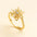 Lotus Bloom 925 Sterling Silver & Gold - Plated Ring - Alymwndw