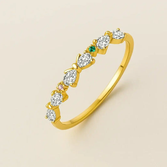 Luna Arc – Open Twin - End Silver Ring - Alymwndw