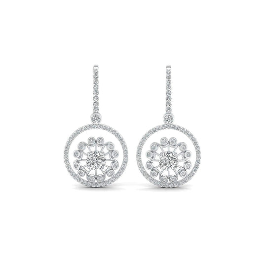 Luxe Spark Moissanite Earrings in Silver, Gold & Platinum - Alymwndw