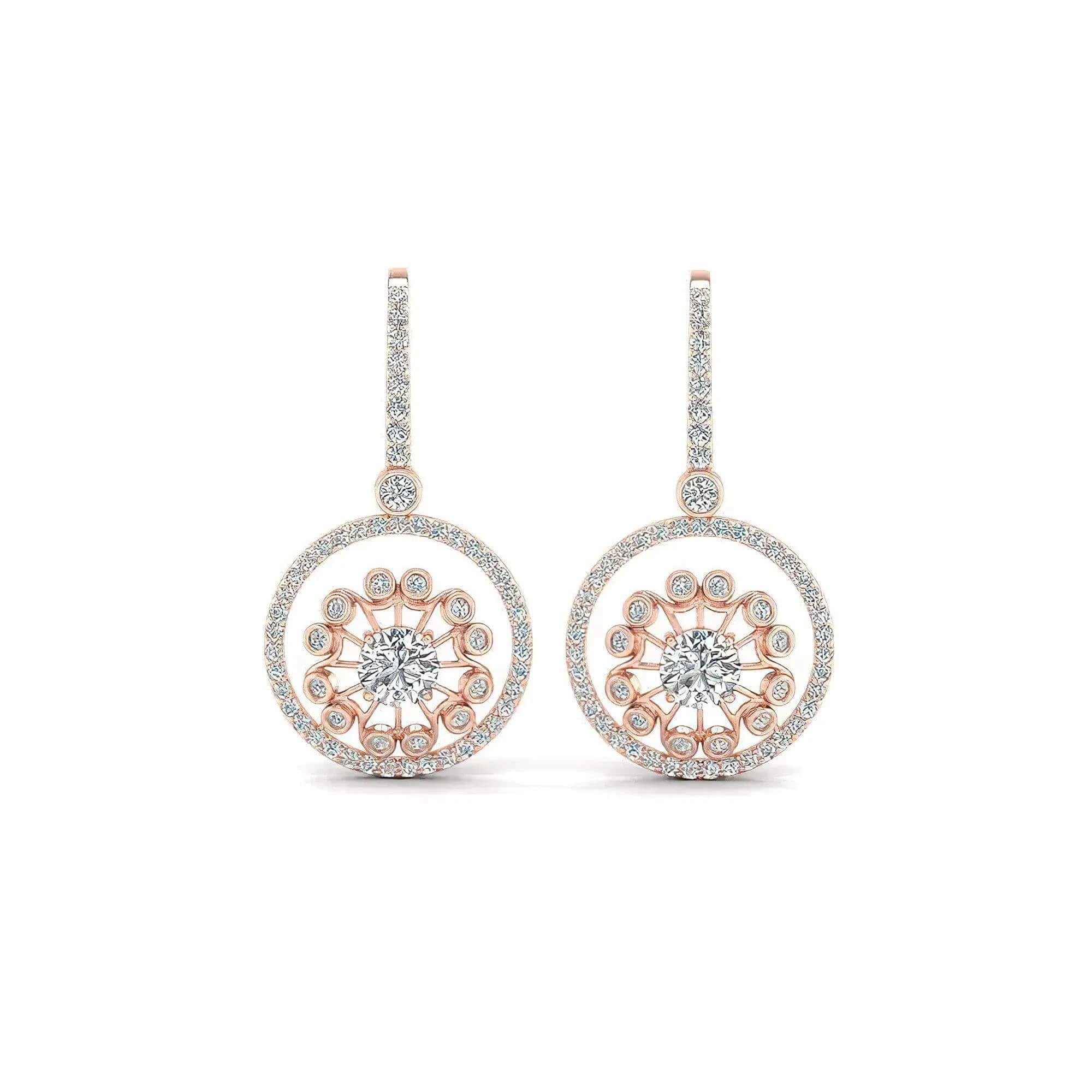 Luxe Spark Moissanite Earrings in Silver, Gold & Platinum - Alymwndw