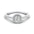 Luxury Halo Lab Diamond Ring – Elegant Engagement Ring - Alymwndw