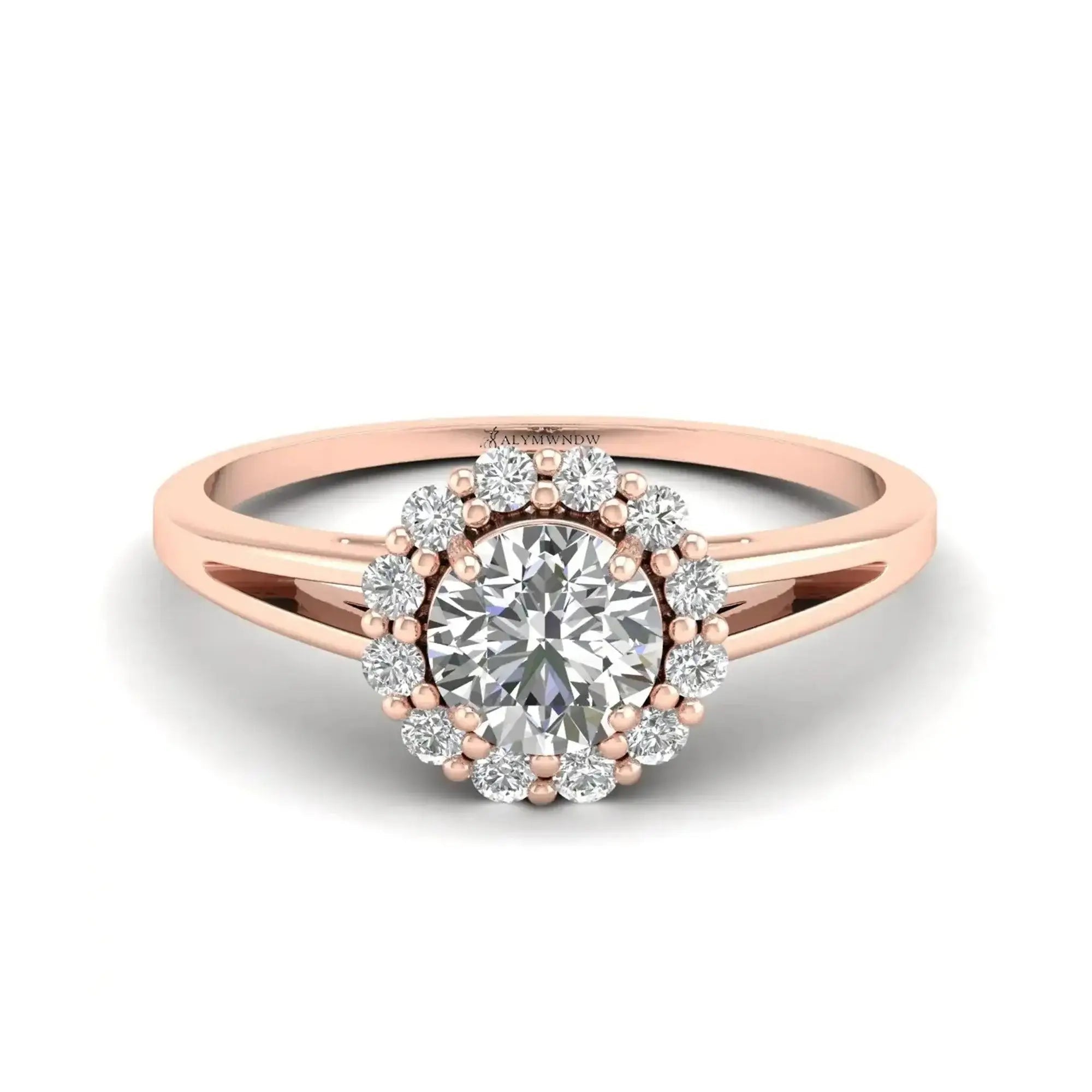Luxury Moissanite Diamond Ring – Silver, Gold & Platinum | GRA Certified & Customizable - Alymwndw