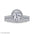 Luxury Oval Diamond Ring Set – Gold, Platinum & Silver - Alymwndw