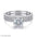 Luxury Round Engagement Ring Set – Gold, Platinum & Silver - Alymwndw