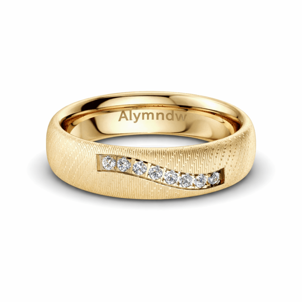 Luxury Wedding Ring – Gold, Silver & Platinum - Alymwndw