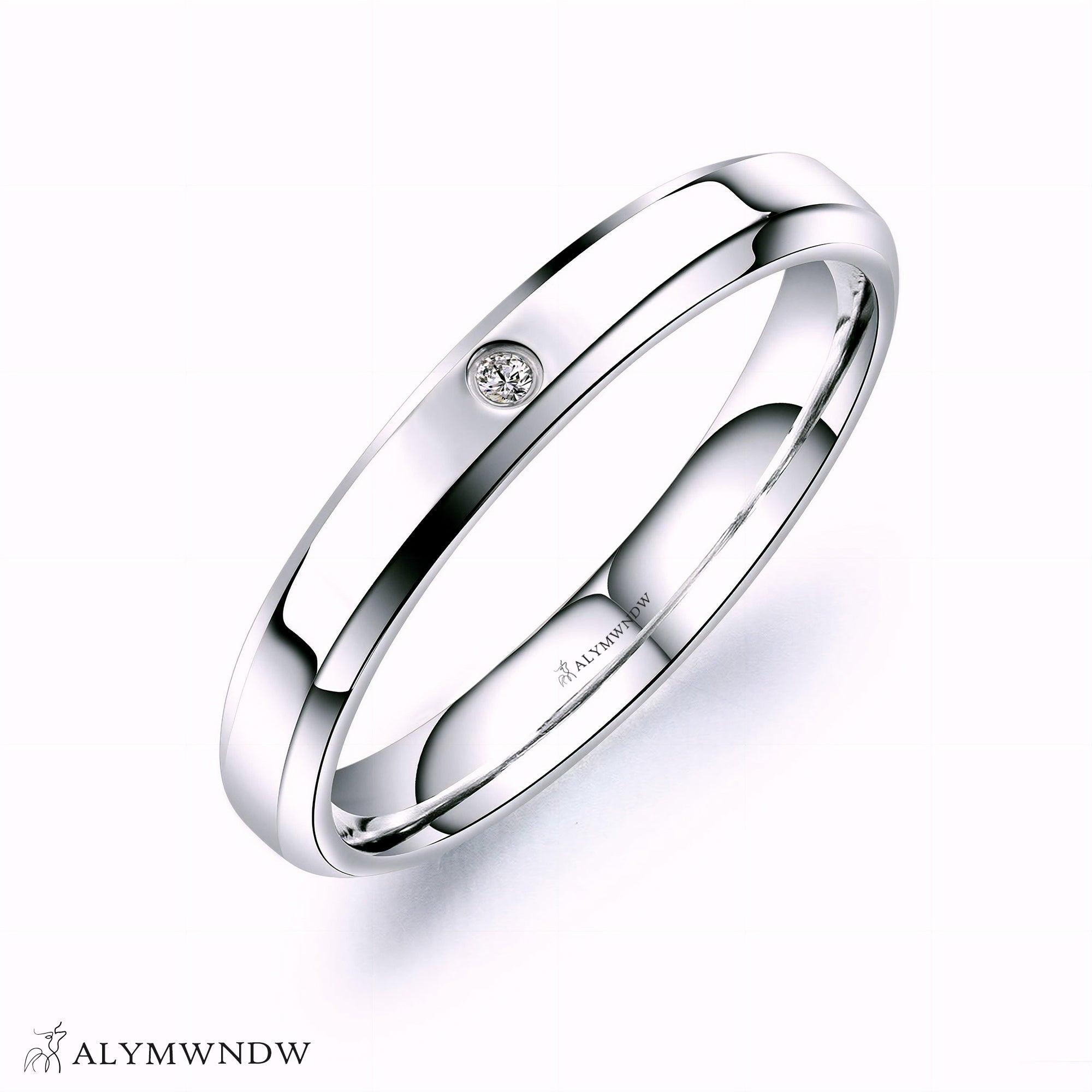 MARO Elegant Band Ring – Gold, Silver & Rose Gold - Alymwndw
