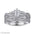 Marquise Engagement Ring Set – Twisted Crown Vintage Design - Alymwndw