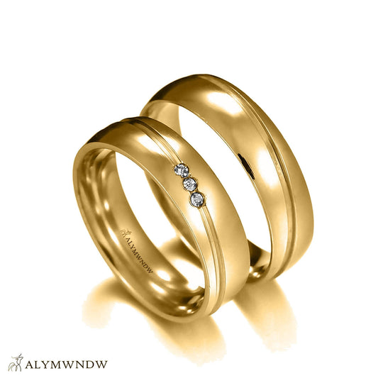 MAVAT Luxury Wedding Ring – Gold, Silver & Platinum - Alymwndw