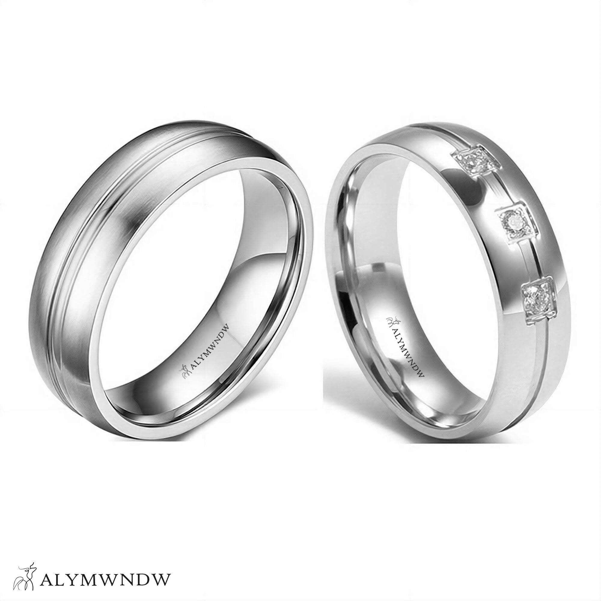 MORZE Luxury Wedding Ring – Gold, Silver & Platinum - Alymwndw