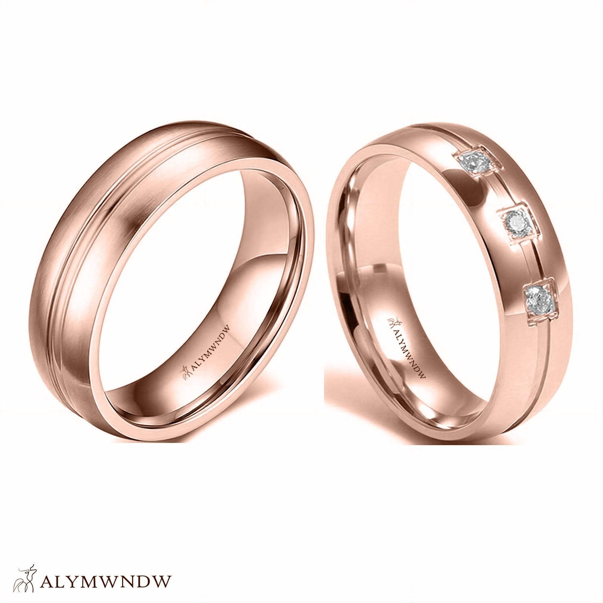 MORZE Luxury Wedding Ring – Gold, Silver & Platinum - Alymwndw