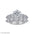 Multi Stone Diamond Ring Set – Gold, Platinum & Silver - Alymwndw