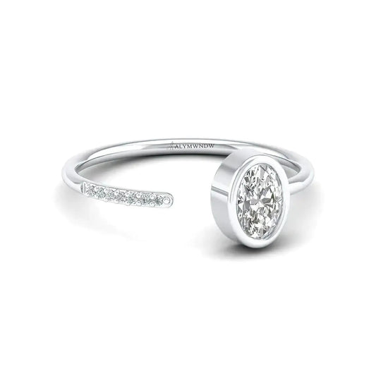 Open Diamond Ring - Alymwndw