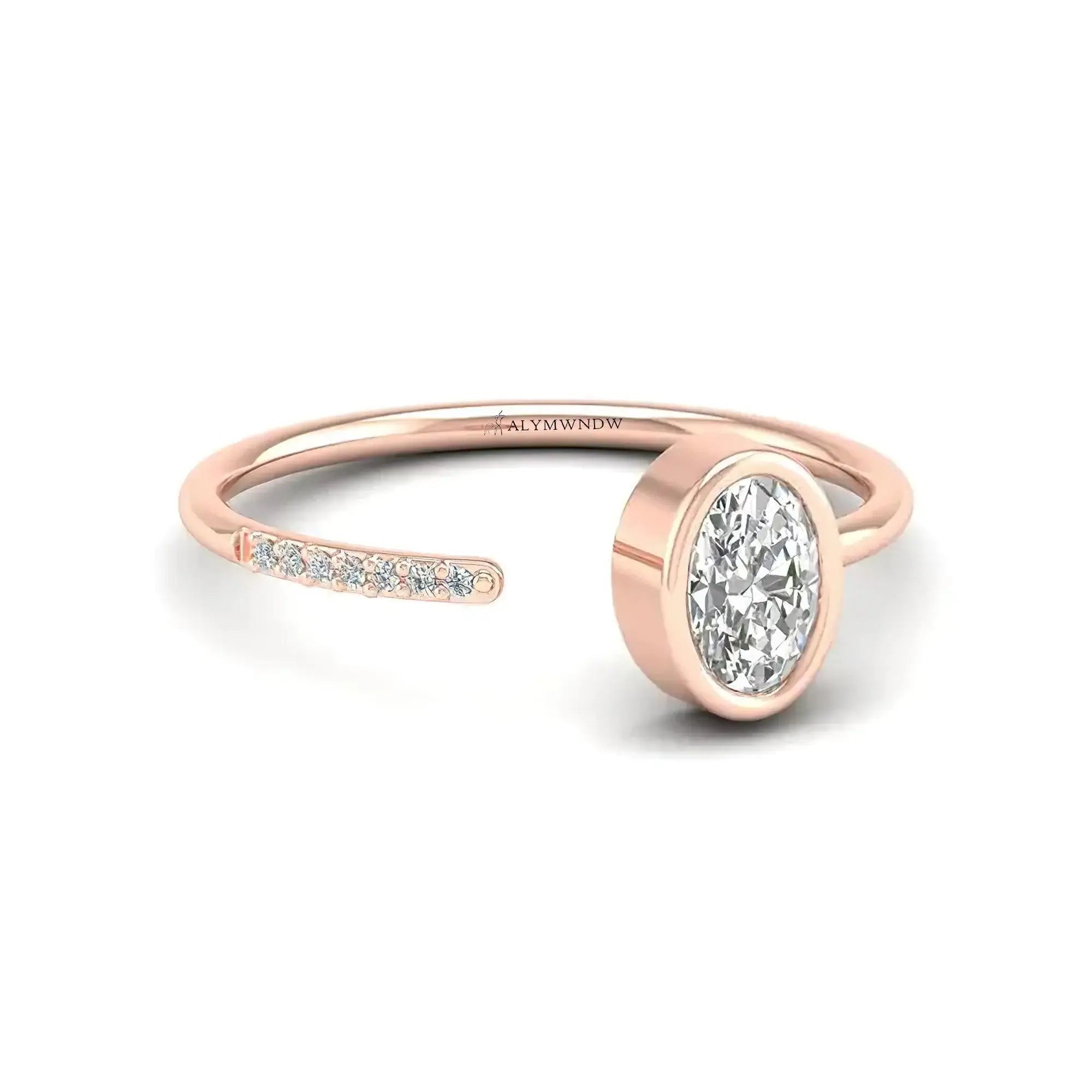 Open Diamond Ring - Alymwndw