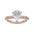 Pear Shape Lab Grown Diamond Ring with Side Stones | Alymwndw Jewellery - Alymwndw