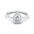 Pear Shape Lab Grown Diamond Ring with Side Stones | Alymwndw Jewellery - Alymwndw