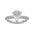 Pear Shape Lab Grown Diamond Ring with Side Stones | Alymwndw Jewellery - Alymwndw