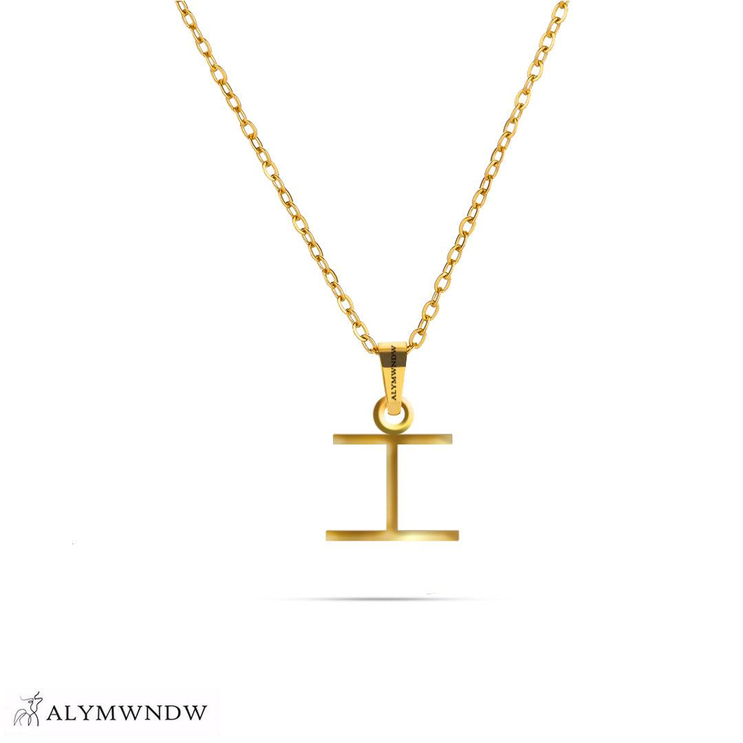 Personalized Chinese Gold Necklace (18K / 21K / 22K) - Alymwndw
