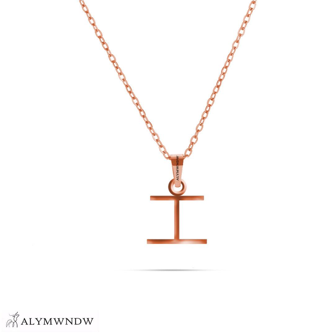 Personalized Chinese Gold Necklace (18K / 21K / 22K) - Alymwndw