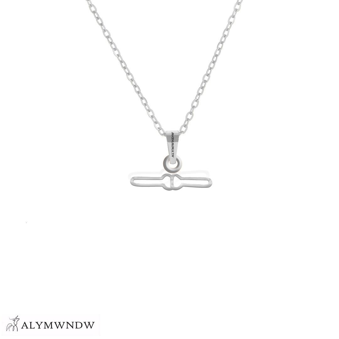 Personalized Hieroglyphic Gold Necklace (18K / 21K / 22K) - Alymwndw