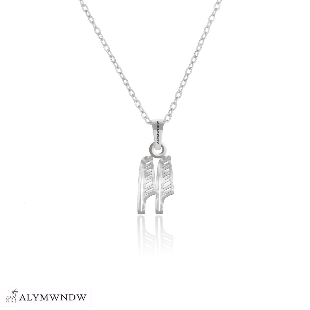 Personalized Hieroglyphic Gold Necklace (18K / 21K / 22K) - Alymwndw